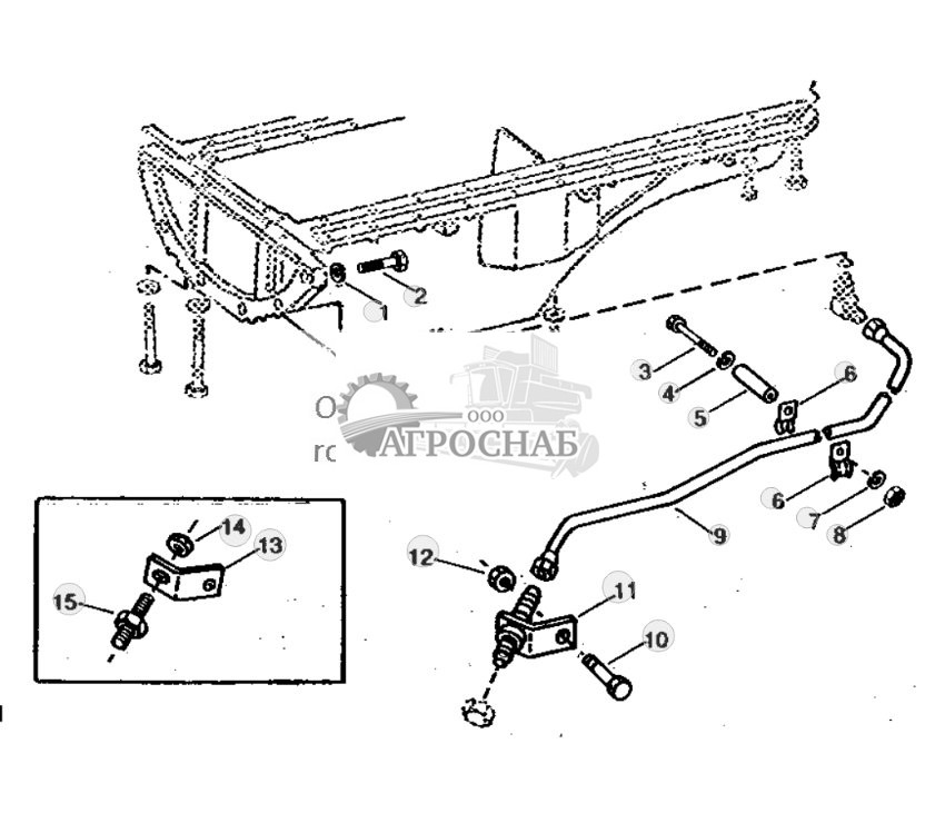 Engine Oil Drain Line 